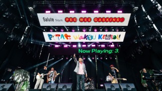Pee Wee Gaskins Guncang Pestapora 2025, Ajak Ribuan Penonton Nostalgia Hits 90a