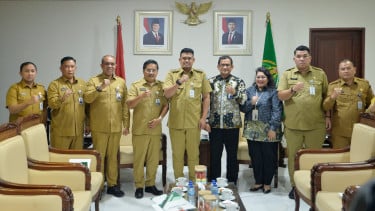 Gubernur Sumatera Utara terima audiensi Direksi BPJS Kesehatan