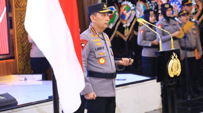 El Jefe de la Policía Nacional General Pol. Listyo sigit prabowo
