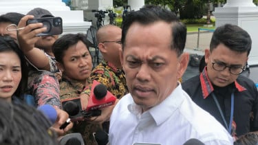 Kepala Badan Pengendalian Pembangunan dan Investigasi Khusus (BAPPISUS), Aris Marsudiyanto di Kompleks Istana Kepresidenan, Jakarta Pusat 
