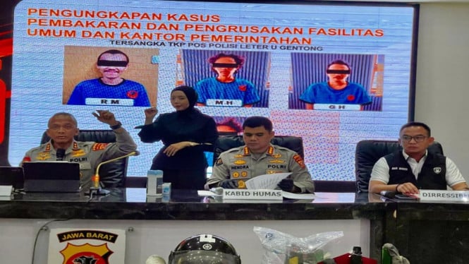 Polda Jabar: Pelaku Demo Rusuh di Jabar Dapat Aliran Dana dari Luar Negeri