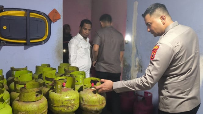 Polisi Gerebek Rumah Pengoplosan Gas LPG di Gowa, Pelaku Untung Rp100 Ribu per Tabung