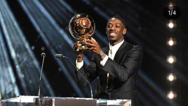 Osmane Demblee conoce el Balan dorado