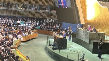 Presiden Amerika Serikat Donald Trump di Sidang Majelis Umum PBB