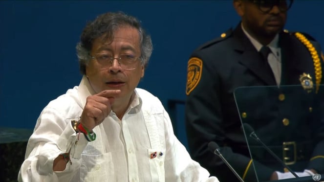 Presidente de Colombia Gustavo Petro en la Asamblea General de la ONU