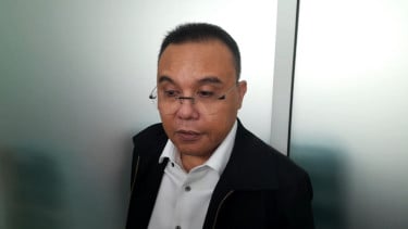 Vice-presidente do DPR RI Sufmi Dasco Ahmed no Complexo do Parlamento do Exército de Jacarta