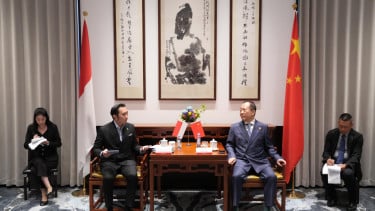 Ibas Yudhoyono conoció al canciller Blcu, Duan Peng