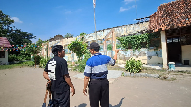 Ambruk Sejak 2020, Ruang Kelas 2 dan 4 SDN Sitanggal 06 Brebes, Jateng 