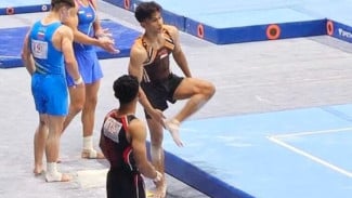 Getir Tim Gimnastik Indonesia, Bertanding di Tengah Duka Kepergian Naufal Takdir Al Bari