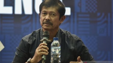 El entrenador del equipo nacional U-23 indonesio Indra Sjafri