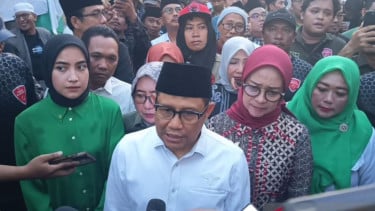 Menteri Koordinator Pemberdayaan Manusia Muhaimin Iskandar Cak Imin di Sidoarjo