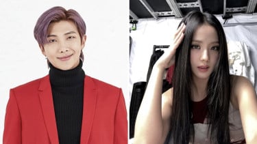 RM BTS y Jisoo Blackpink