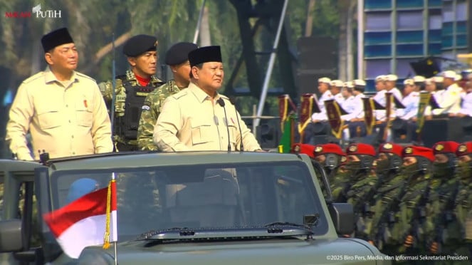 Con motivo del presidente de Indonesia, Probovo Subayanto, el 80 aniversario 