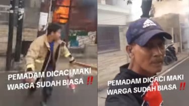 Viral Warga Kemayoran Olok-olok Damkar yang Sedang Berusaha Padamkan Api