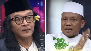 Sujiwo Tejo dan Ustaz Dasad Latif.