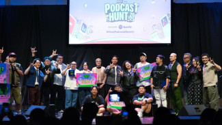 Podcast Hunt 2025 Resmi Memuncaki Final, Lima Finalis Adu Kreativitas di Jakarta