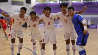 Gas Pol di Laga Perdana, Timnas Futsal U19 Indonesia Hajar Myanmar 4-1 di ASEAN Championship