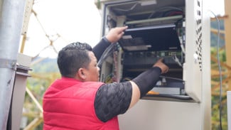 Telkomsel Pulihkan Jaringan di Desa Pulo Gelime Gayo Lues Aceh, Gotong Royong Bersama Warga