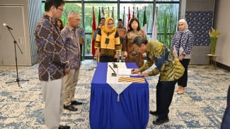 Bos Baru LPEI Resmi Dilantik, Purbaya: Momentum Berbenah dari Hulu ke Hilir