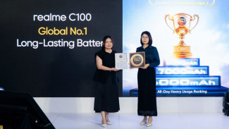 Realme C100 dengan Baterai 8.000mAh, Rilis 7 Mei di Indonesia