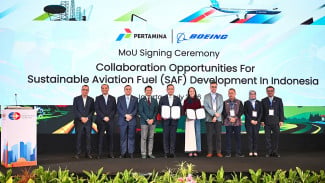 Pertamina dan Boeing Jajaki Peluang Pengembangan Ekosistem SAF Indonesia