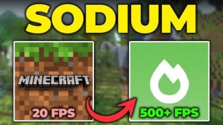 Link Download Mod Sodium Minecraft Terbaru 2026, Bikin Gameplay Berjalan Lebih Mulus!