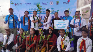 Tumbuhkan Ketahanan Ekosistem Pesisir, TelkomGroup Tanam 20 Ribu Mangrove