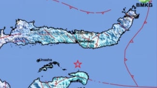 BMKG: Gempa Magnitudo 5,4 Guncang Wilayah Perairan Pulau Puah Sulawesi Tengah