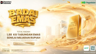Siapkan Hadiah 1,88 Kilogram Emas untuk Nasabah, Pegadaian Kembali Gelar Program Badai Emas 2026